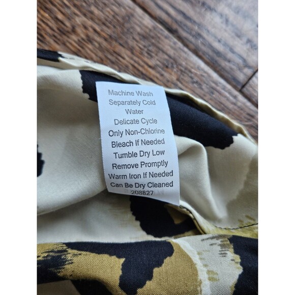 Cabi 174 Ingenue Womens Leopard Animal Print Cami Blouse Career Sz M Ruffle NEW - Picture 9 of 9